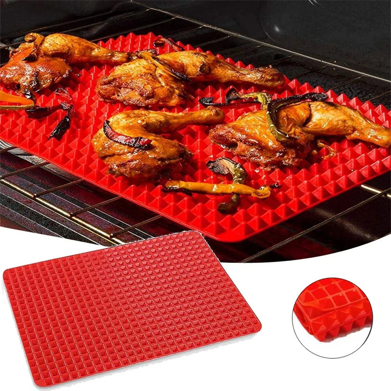 Non-Stick Silicone Baking Mat – Heat-Resistant Pyramid Tray
