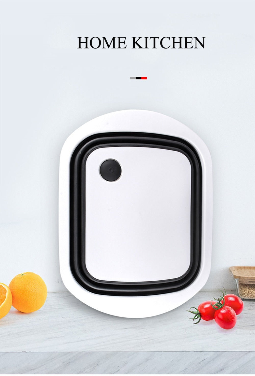 Folding Cutting Board Plastic Portable Folding Drain Basket