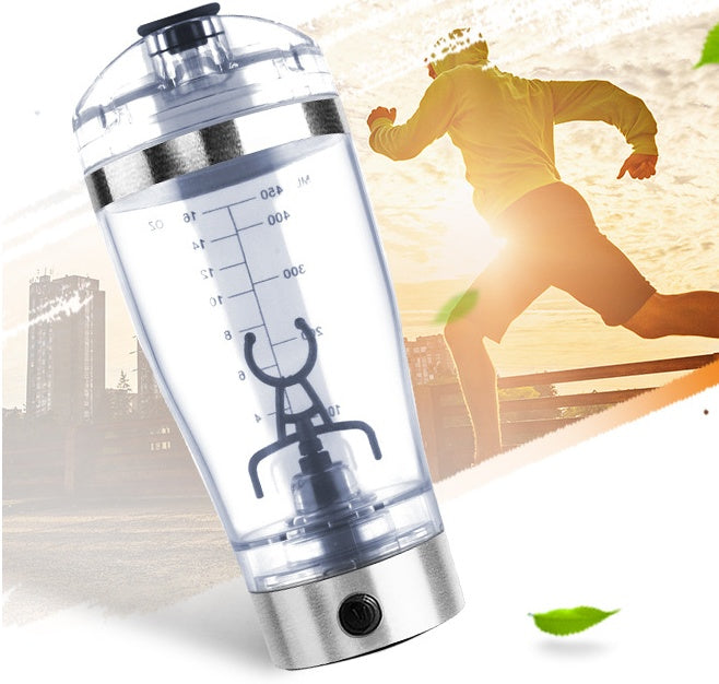 USB Electric Shaker Bottle – Protein & Coffee Mixer Cup