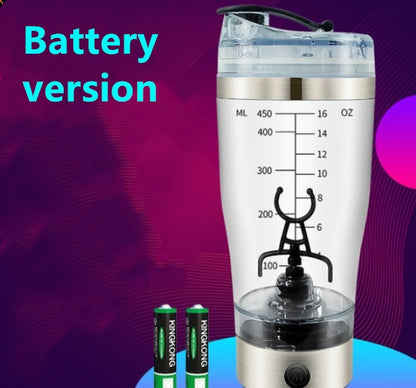 USB Electric Shaker Bottle – Protein & Coffee Mixer Cup
