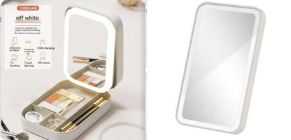 LED Makeup Storage Box – Portable Vanity Organizer